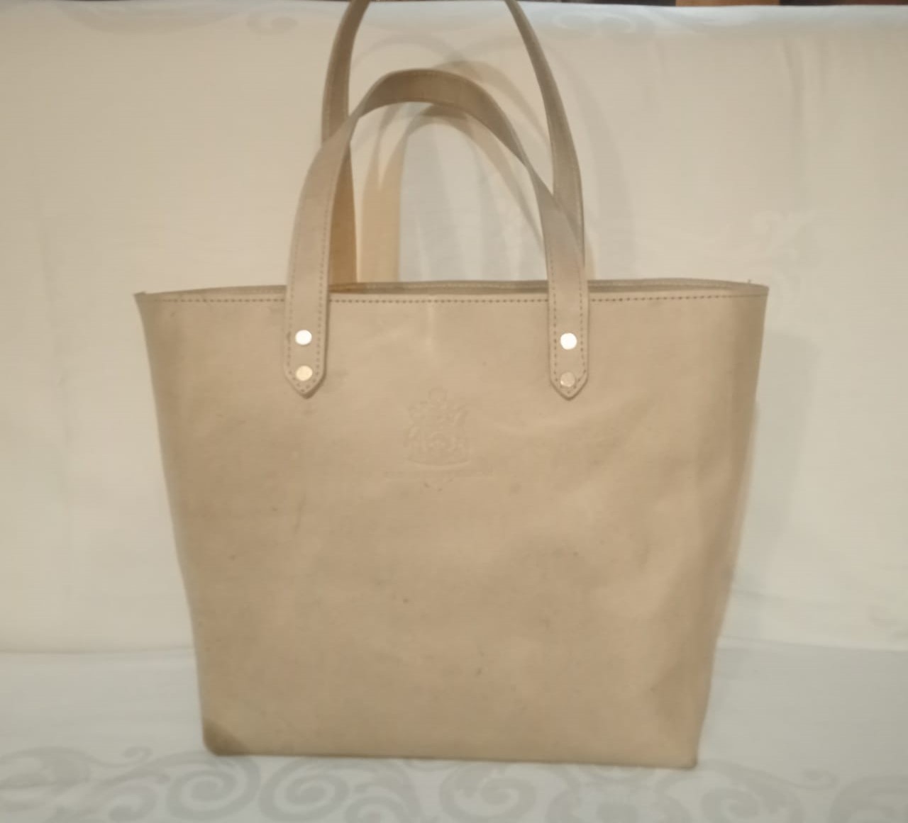 Natural Dyed Leather Bag